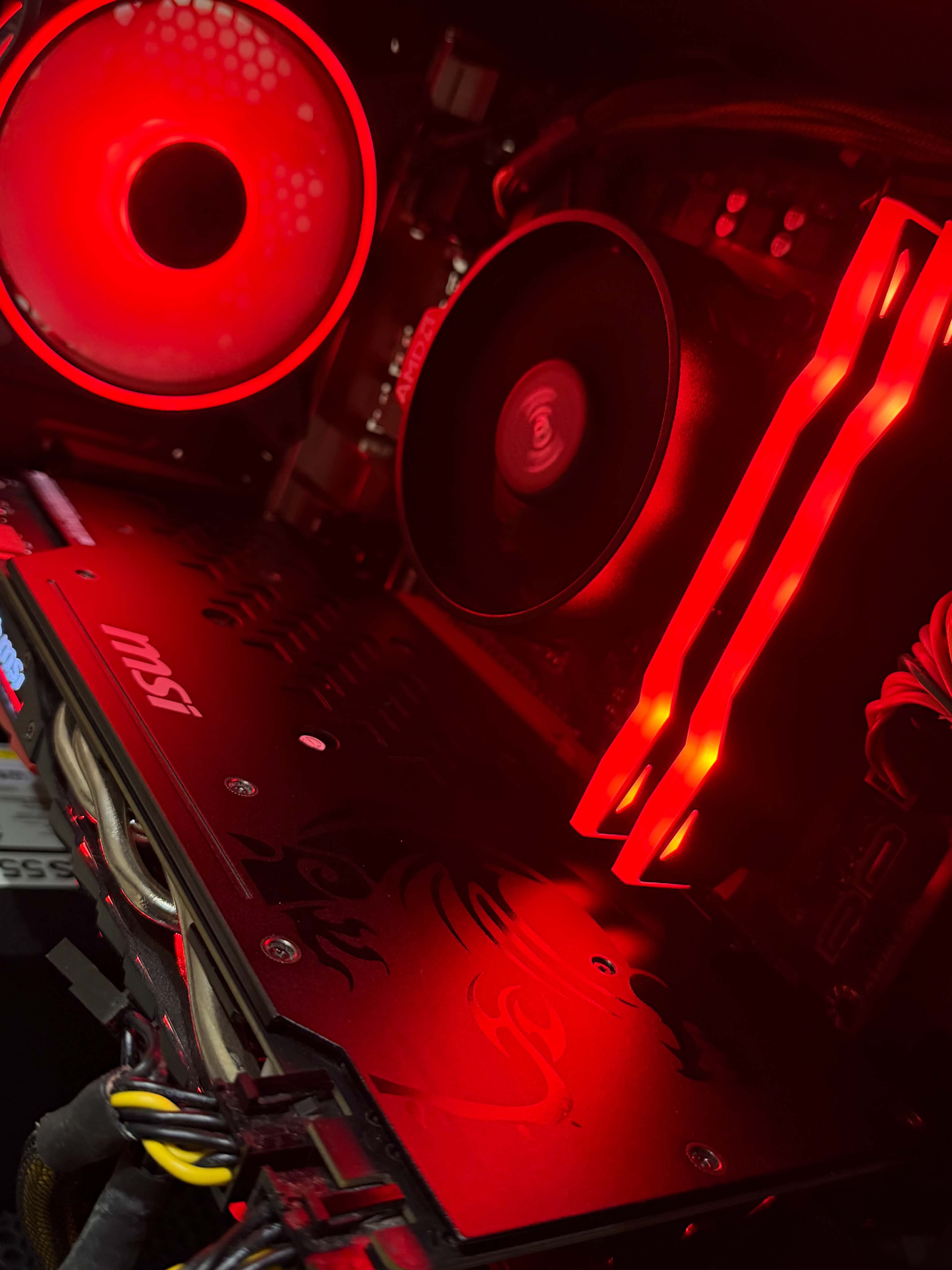 GTX 1080 Red Gaming PC | Ryzen 5 2600 | 16 GB DDR4 RAM — photo 4 of 5